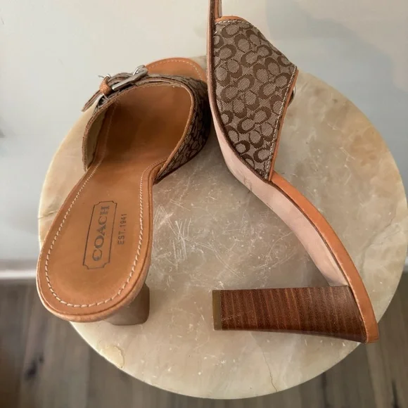 Coach Women's Daryn Slide Heels Size 8.5 - Picture 13 of 15